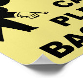 Waar heb je al mijn leven als grappig Poster gebra (Hoek)