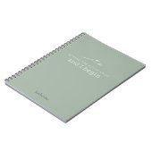 Waar het geluid eindigt spiraal notitieboek (Linkerzijde)