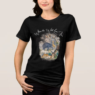 Waar het Wilde Leeft Vrij – T-shirt voor Vrouwen o