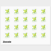 Waar! Ik ben een vlinder! Ronde Sticker (Vel)
