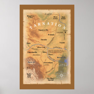 Waar in Tarnan? (Funny Map) Poster