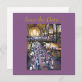 Waar is de dameskast? Boedapest Save The Date (Voorkant / Achterkant)