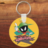 "Waar is de Kabooom" MARVIN THE MARTIAN™ Wijst Sleutelhanger (Voorkant)