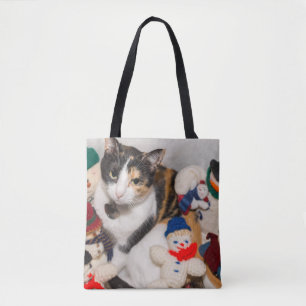 Waar is de kat? tote bag
