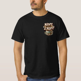 Waar is de koffie t-shirt
