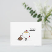 Waar is de levering Kerstman Feestdagenkaart (Staand voorkant)