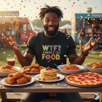 Waar is de Mannen van het eten T-Shirt