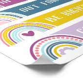Waar is de regenboog van de Kantoor van de Schoolv Poster (Hoek)