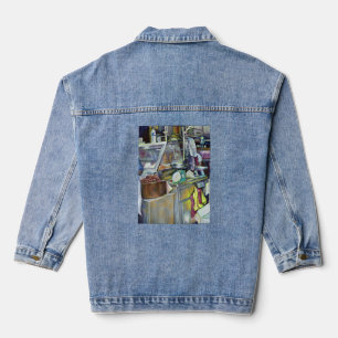 Waar is de viskop curry? Singapore Denim Jacket