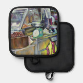 Waar is de viskop curry? Singapore Pannenlap (Voorkant / Achterkant)