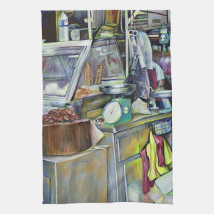 Waar is de viskop curry? Singapore Theedoek