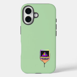 Waar is de zon Pickleball Lt Green iPhone 16 Hoesje