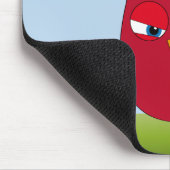 "Waar is die muis?" - Angry Red Owl Muismat (Hoek)