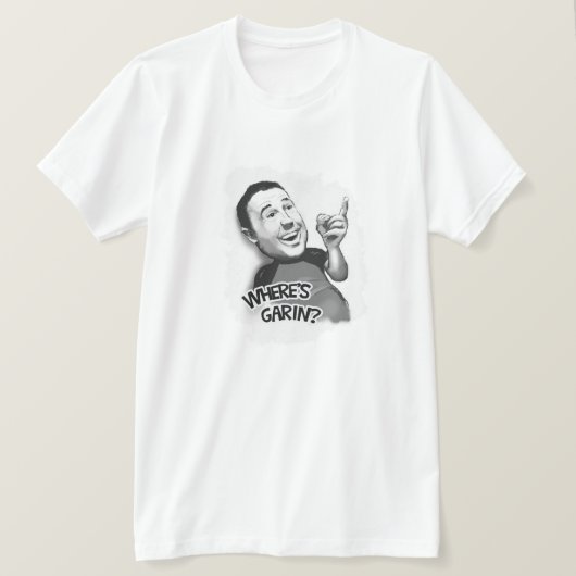 Waar is Garin? T-shirt (Design voorkant)