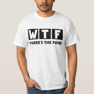 Waar is het eten? t-shirt