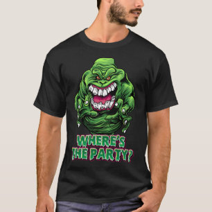Waar is het feestmonster Slime Halloween T-shirt