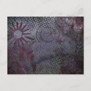 Waar is je focus? Typografie Rustic Abstract 2 Briefkaart