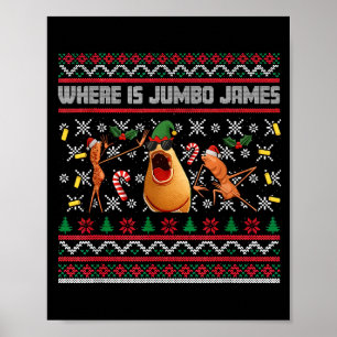 Waar Is Jumbo James Lelijke Kerstmis Marcus De Wor Poster