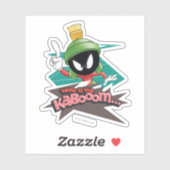 "Waar is Kabooom" MARVIN DE MARTIAN™ Punten Sticker (Vel)