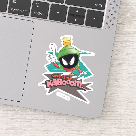 "Waar is Kabooom" MARVIN DE MARTIAN™ Punten Sticker (Detail)