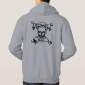 Waar is mijn Booty Skull en Crossbones? Hoodie (Achterkant)