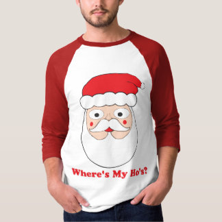 Waar is mijn Ho? Uniquly Funny Santa Clause T-shirt