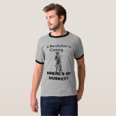 WAAR IS MIJN MUSKET? T-SHIRT (Voorkant volledig)