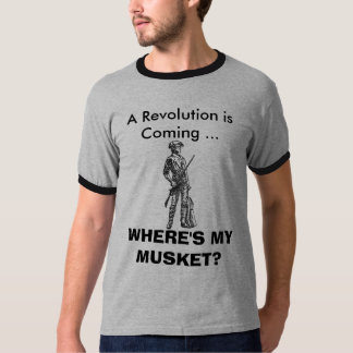 WAAR IS MIJN MUSKET? T-SHIRT