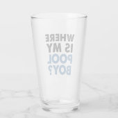 Waar is mijn pooljongen? glas (Achterkant)