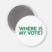 Waar is mijn stem (verkiezingen in Iran) Magneet (Voorkant / Achterkant)