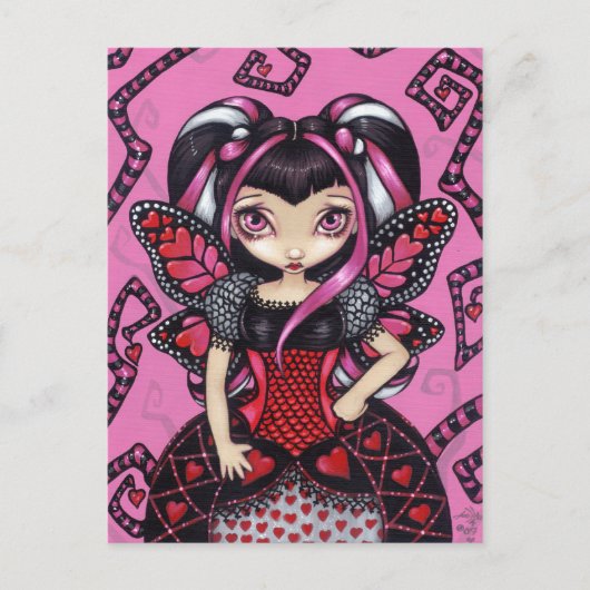 "Waar is mijn Valentijn?" Briefkaart (Voorkant)