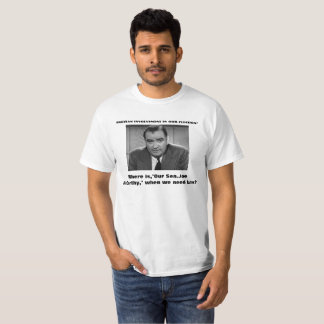 Waar is onze Joe? politiek T-shirt