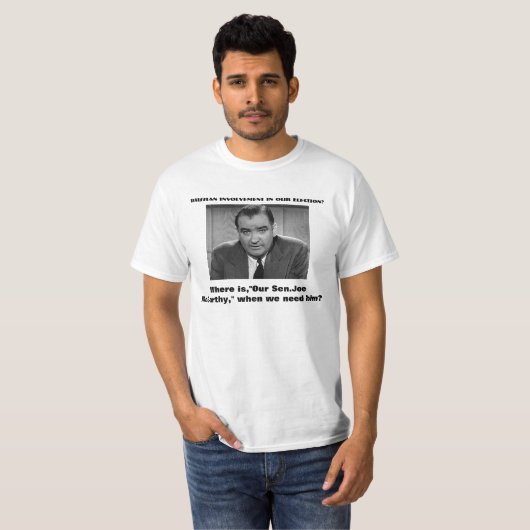 Waar is onze Joe? politiek T-shirt (Voorkant volledig)