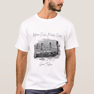 Waar kalmte en vangst samenkomen t-shirt