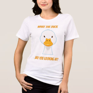 Waar kijk je naar de eend? Tri-Blend shirt