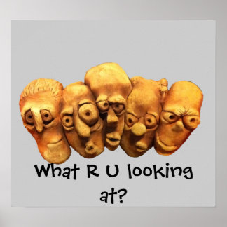 Waar kijkt u naar? Poster