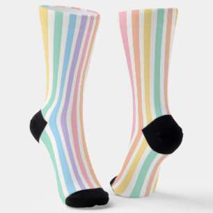 Waar koop je coole sokken 00344 Pastel Line Socks