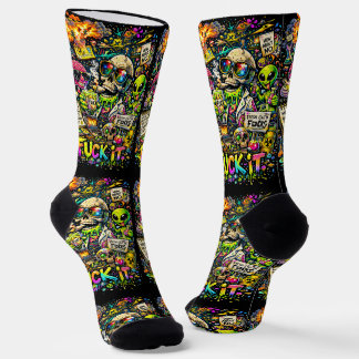 Waar koop je coole sokken 00388 F-Bomb Socks