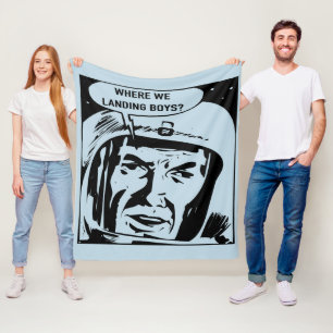 Waar landen we jongens aan? Blanket Fleece Deken