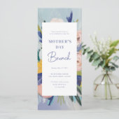 Waar liefde groeit Moederdag brunch uitnodiging (Staand voorkant)