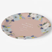 Waar liefde Moederdag groeit Papieren Bordje (Gekanteld)