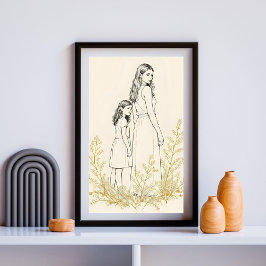 Waar liefde stil groeit poster