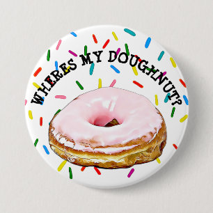 Waar mijn Donut Doughnut Button