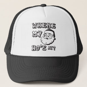 Waar mijn Ho is bij - grappige kerstkerstkerstkers Trucker Pet