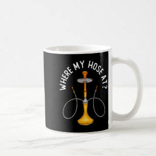 Waar mijn huis bij Funny Hookah roken Shisha rook Koffiemok