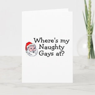 Waar mijn stoute homo's in feestdagen kaart