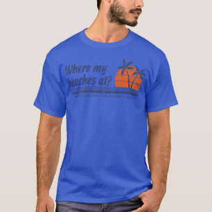 Waar mijn stranden in South Carolina de staat Palm T-shirt