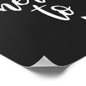 Waar naar Volgende | Eenvoudig ontwerp voor reisty Poster (Hoek)