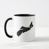 Waar ook - Nova Scotia zal altijd thuis zijn Mok (Links)