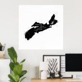 Waar ook - Nova Scotia zal altijd thuis zijn Poster (Thuiskantoor)